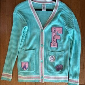 Disney fantasyland cardigan size medium
